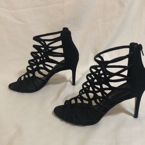 Steven by Steve Madden black strappy heels